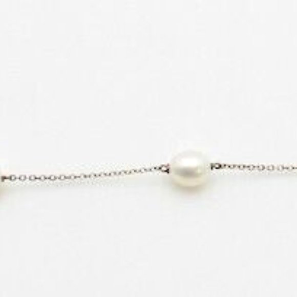 LIKE NEW!! Absolutely Stunning Elsa Peretti Pearl 7" Bracelet from - Picture 2 of 7